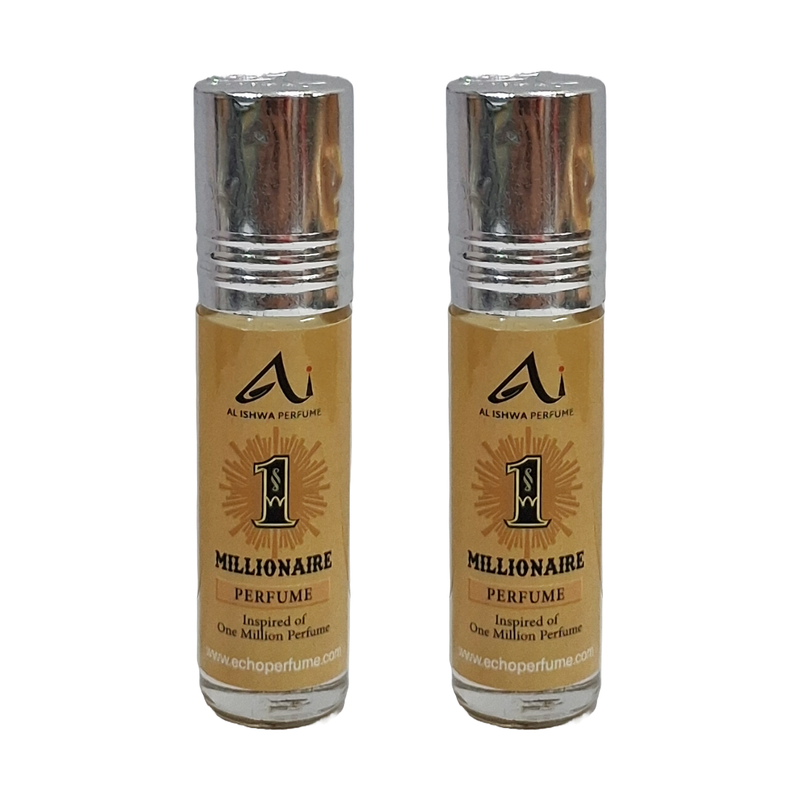 Al Ishwa Millionaire Roll On Attar Free From Alcohol 6ml Pack Of 2