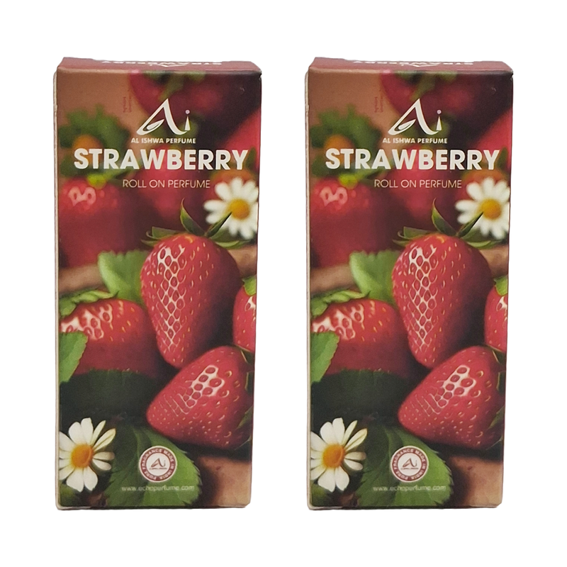 Al Ishwa Perfume Strawberry Roll On Perfume 6ml Pack Of 2