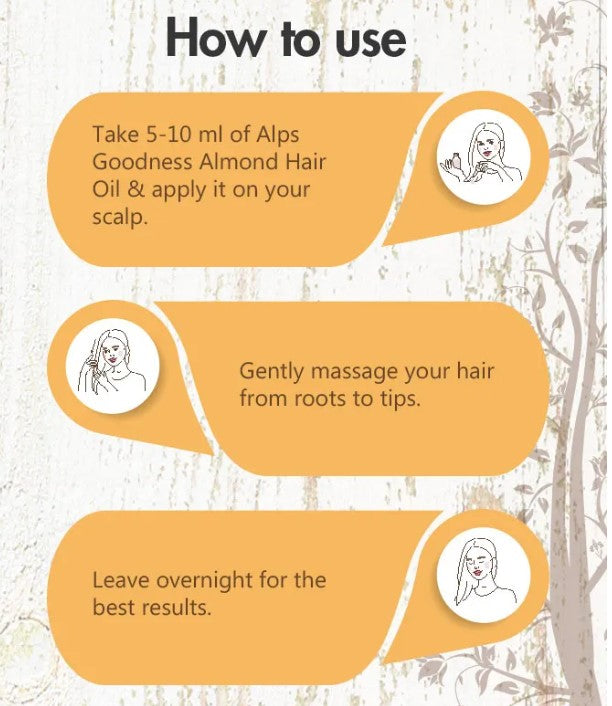 Alps Goodness Swiss Love Almond Hair Oil 100ml