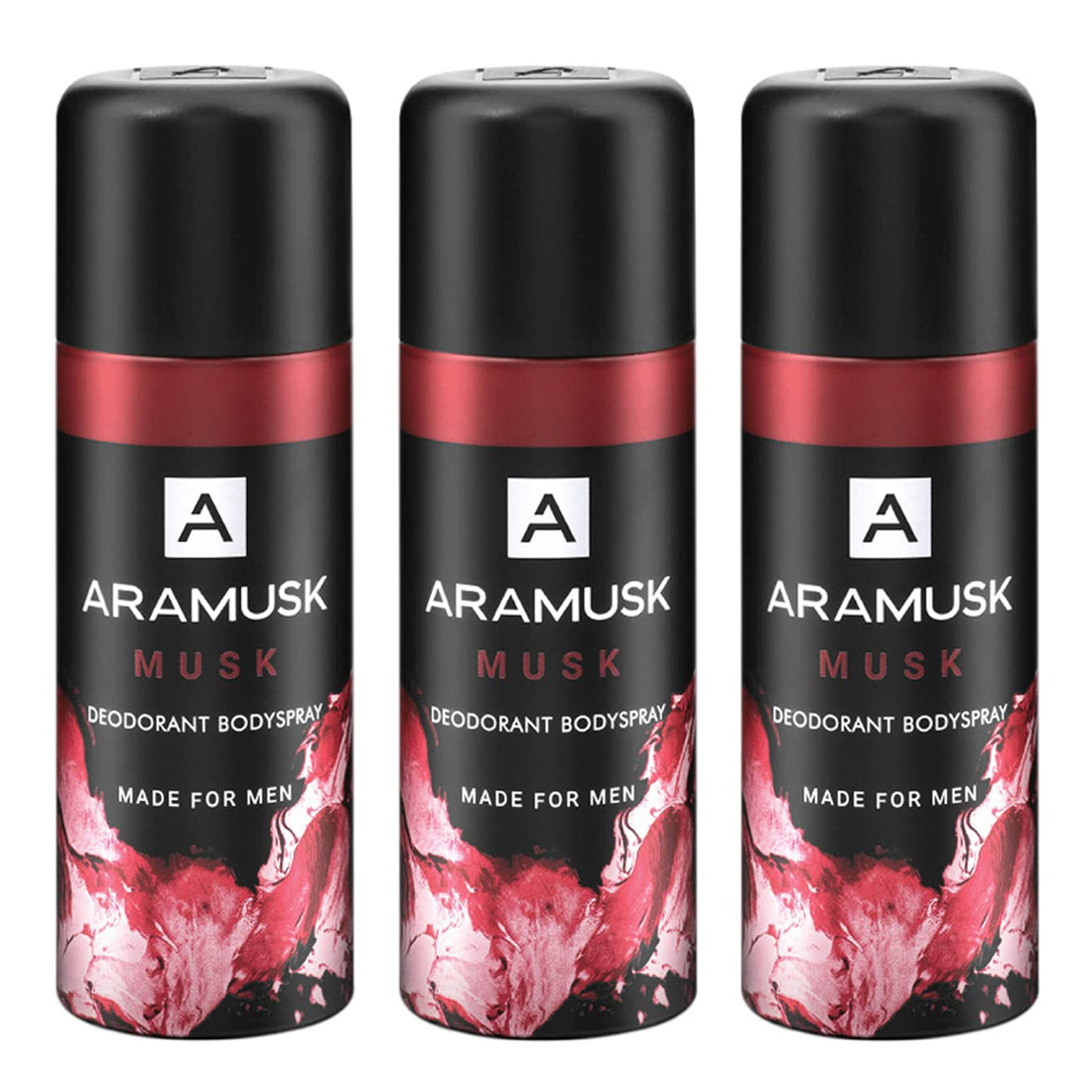 Aramusk Musk Deodorant Men Body Spray 150ml Pack Of 3