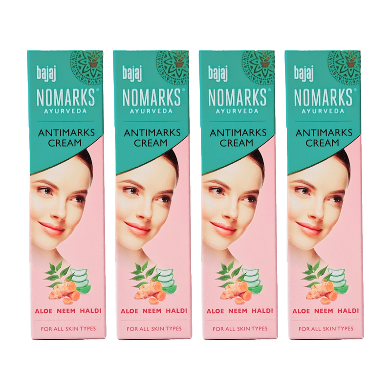 Bajaj Nomarks Ayurveda Antimarks Cream For All Skin Types 25gm Pack Of 4