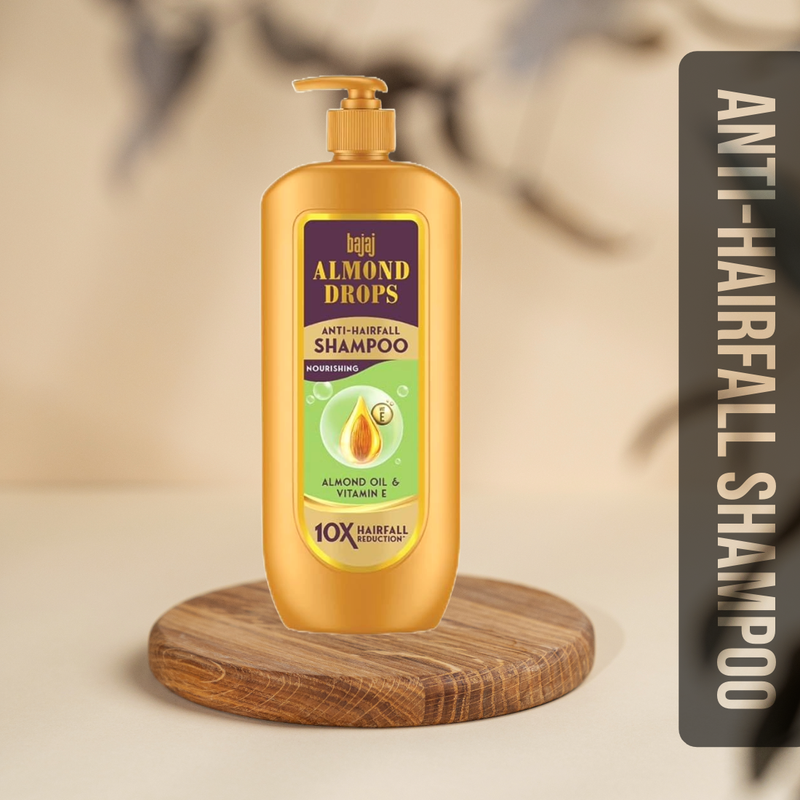 Bajaj Anti-Hairfall Shampoo With Almond Oil And Vitamin E -340ml