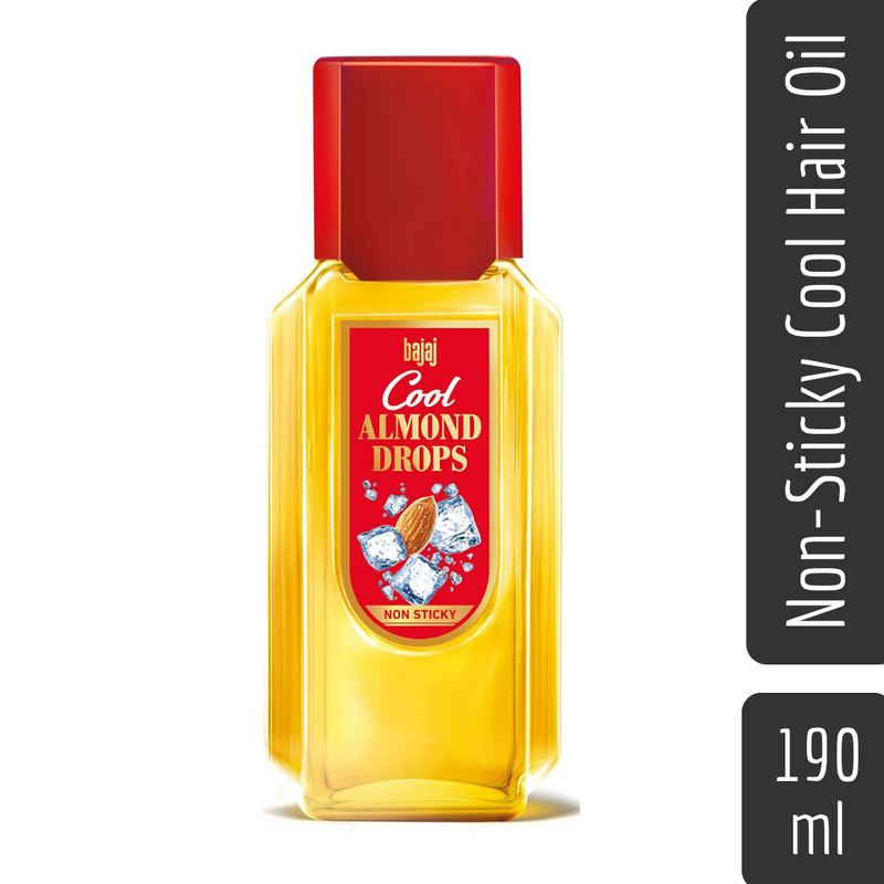 Bajaj Almond Drops Non Sticky Cool Hair Oil -190ml