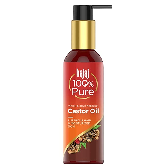 Bajaj 100% Pure Virgin & Cold Pressed Castor Oil 200ml