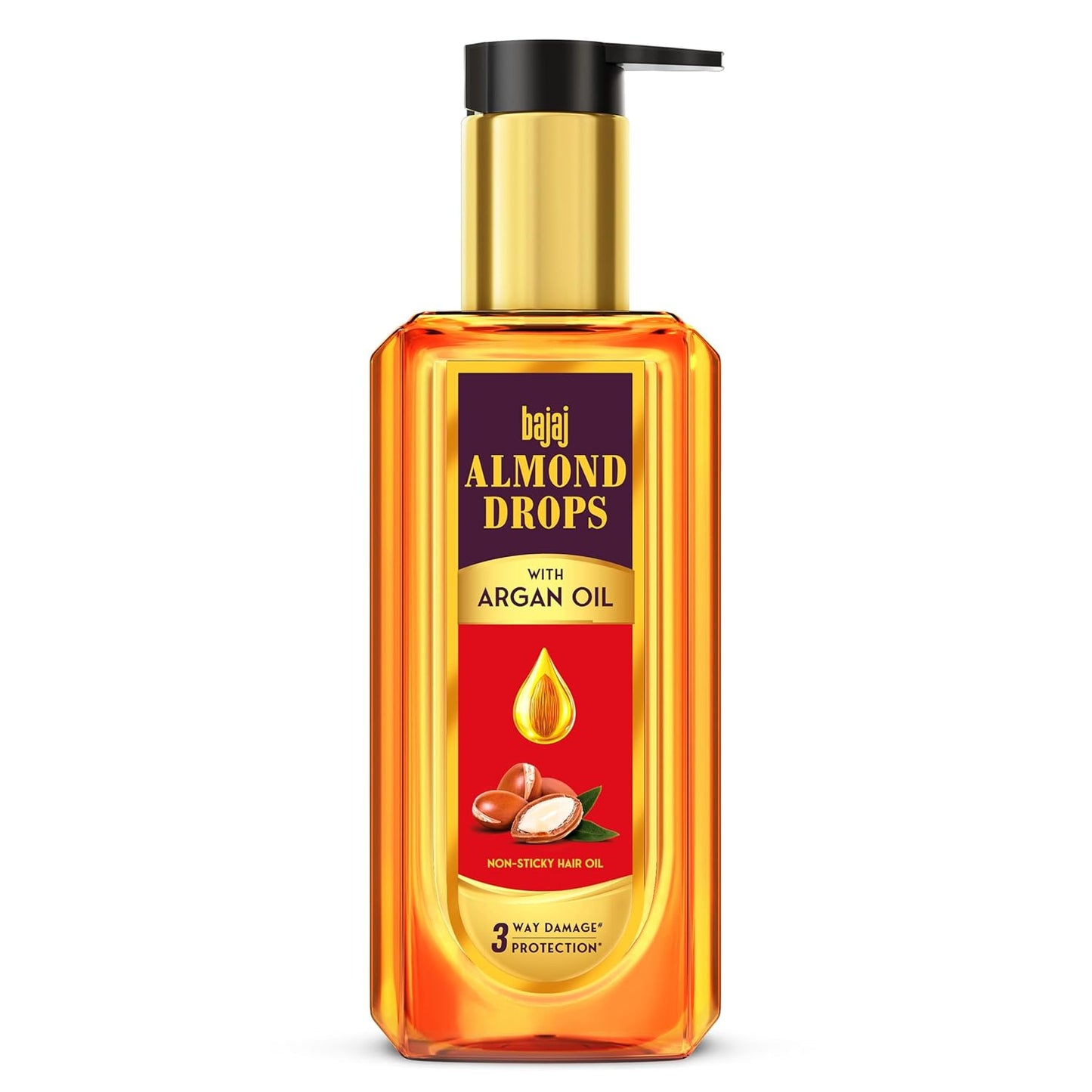 Bajaj Almond Drops With Argan For Hair Damaged Oil 200ml