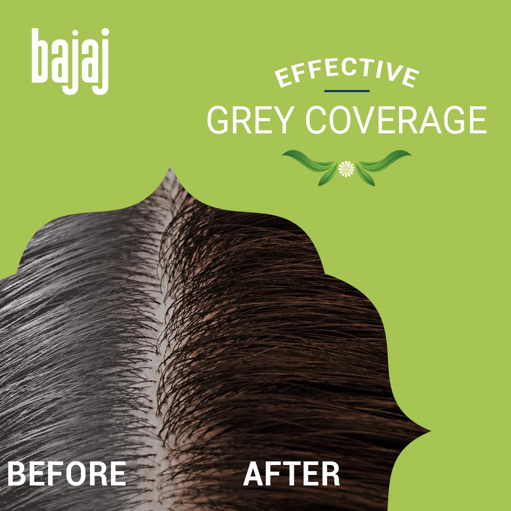 Bajaj 100% Pure Henna Rich Natural Colour For Hair Hand And Feed 500gm