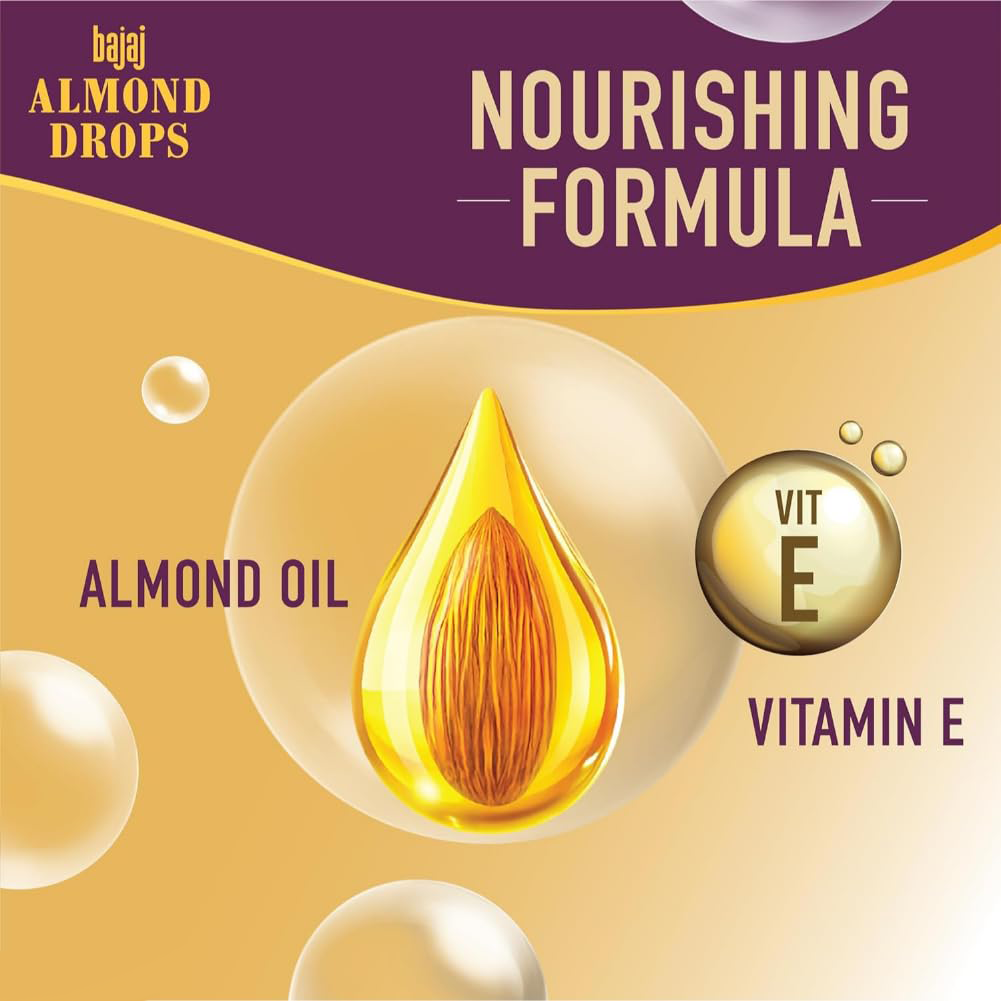 Bajaj Almond Drops Anti Hairfall Shampoo 340ml