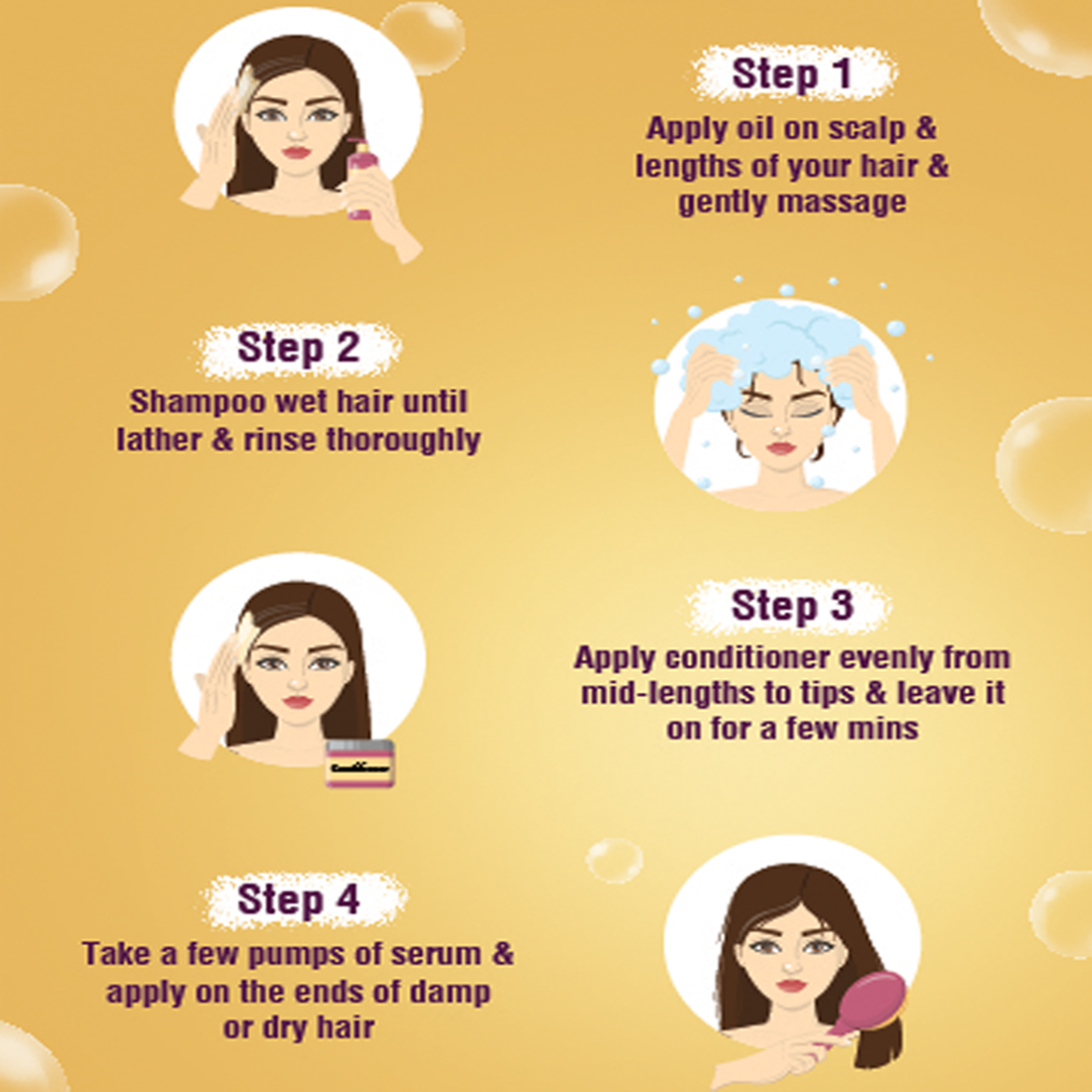 Bajaj Almond Drops Anti Hairfall Shampoo 340ml