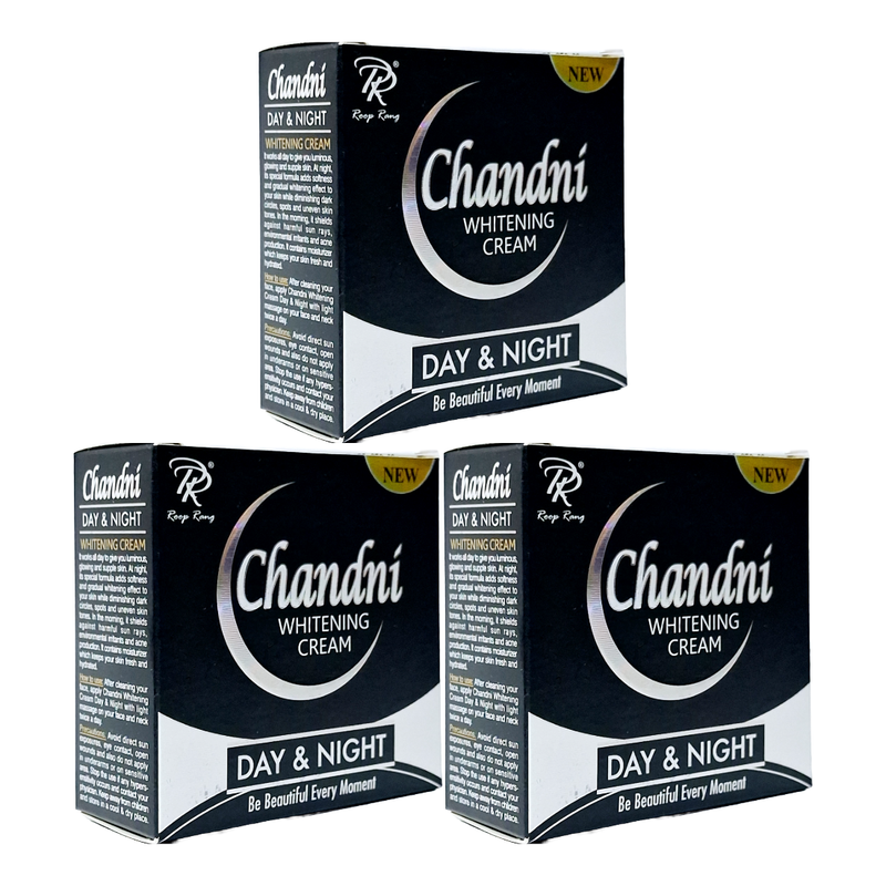 Chandni Day And Night Whitening Cream -30gm Pack Of 3