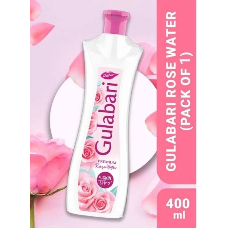 Dabur Rose Water Premium Gulabari For Face Glow -400ml