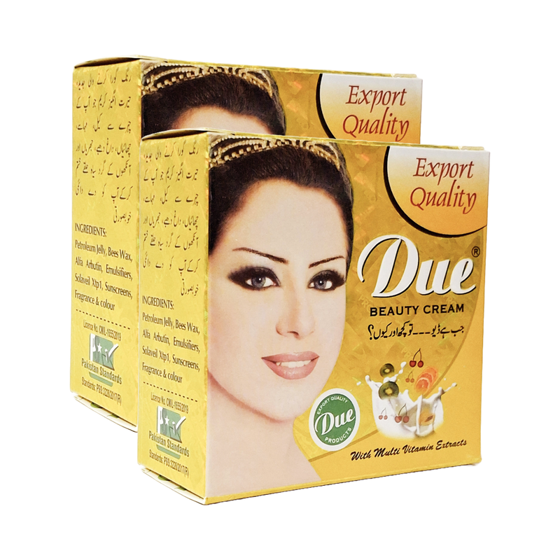 Due Fairness Beauty Cream (30gm) Pack Of 2