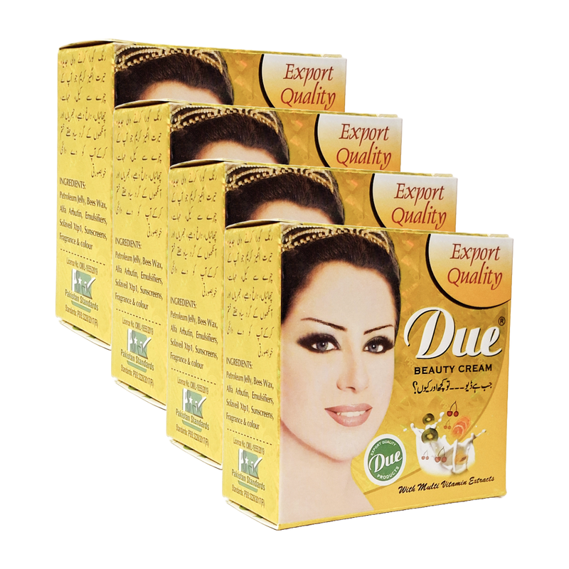 Due Fairness Beauty Cream (30gm) Pack Of 4