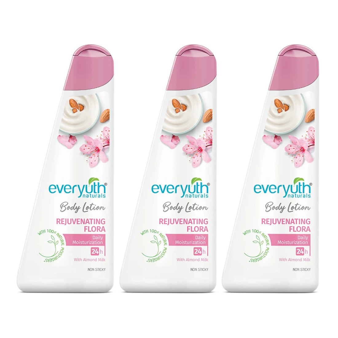 Everyuth Naturals Body Lotion Rejuvenating Flora 100ml Pack Of 3