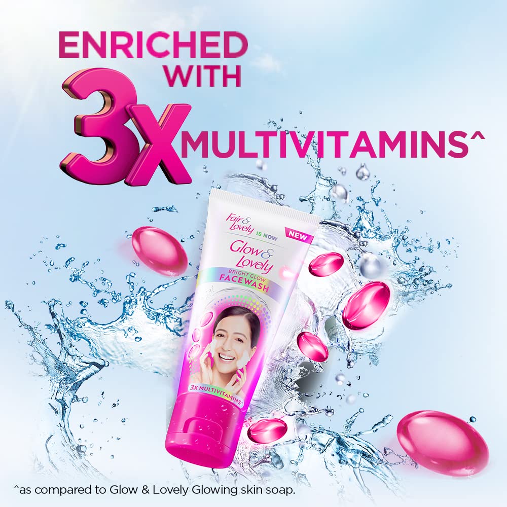 Fair And Lovely Bright Glow Face Wash 50gm Pack Of 3