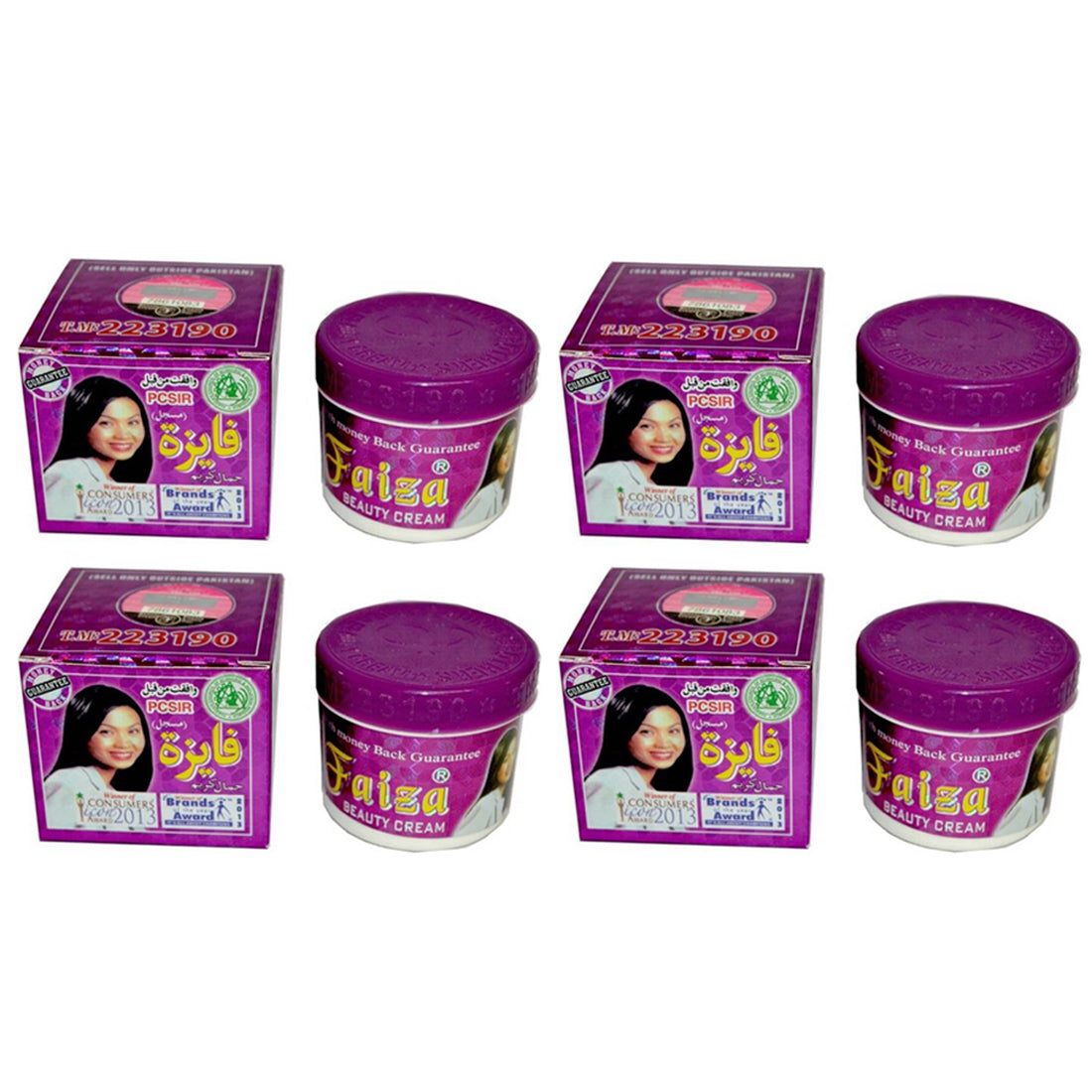 Faiza-Ponia Beauty Cream 45gm Pack Of 4