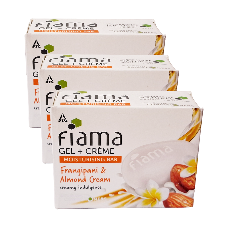 Fiama Moisturising Gel + Crème Soap 125gm Pack Of 3