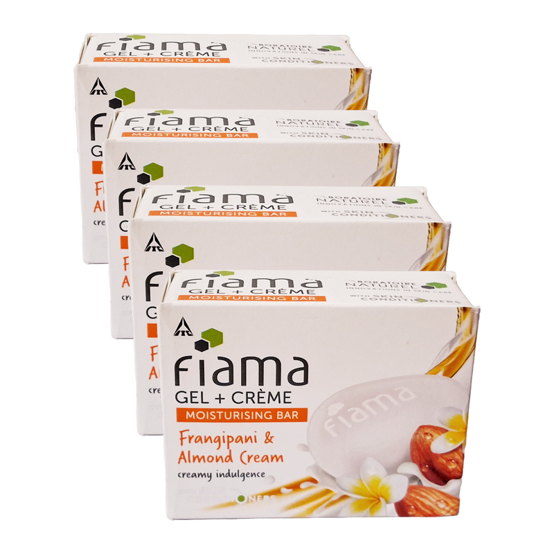 Fiama Moisturising Gel + Crème Soap 125gm Pack Of 4