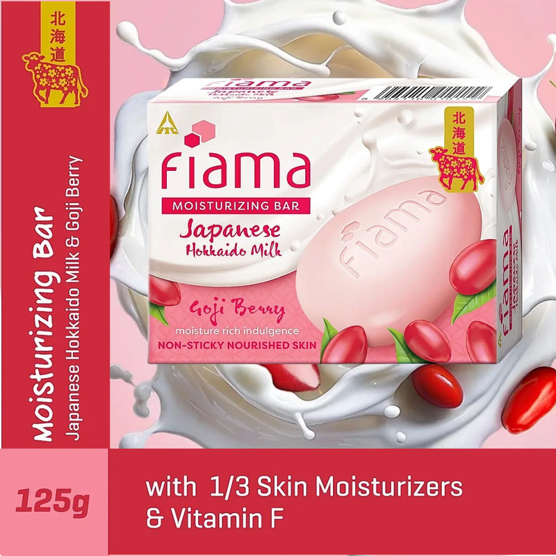 Body Care Fiama Moisturizing Goji Berry Japanese Soap 125gm