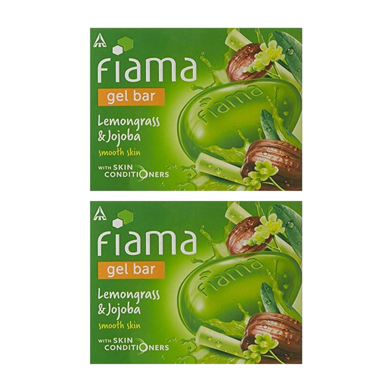 Fiama Lemongrass And Jojoba Gel Bar -125gm Pack Of 2