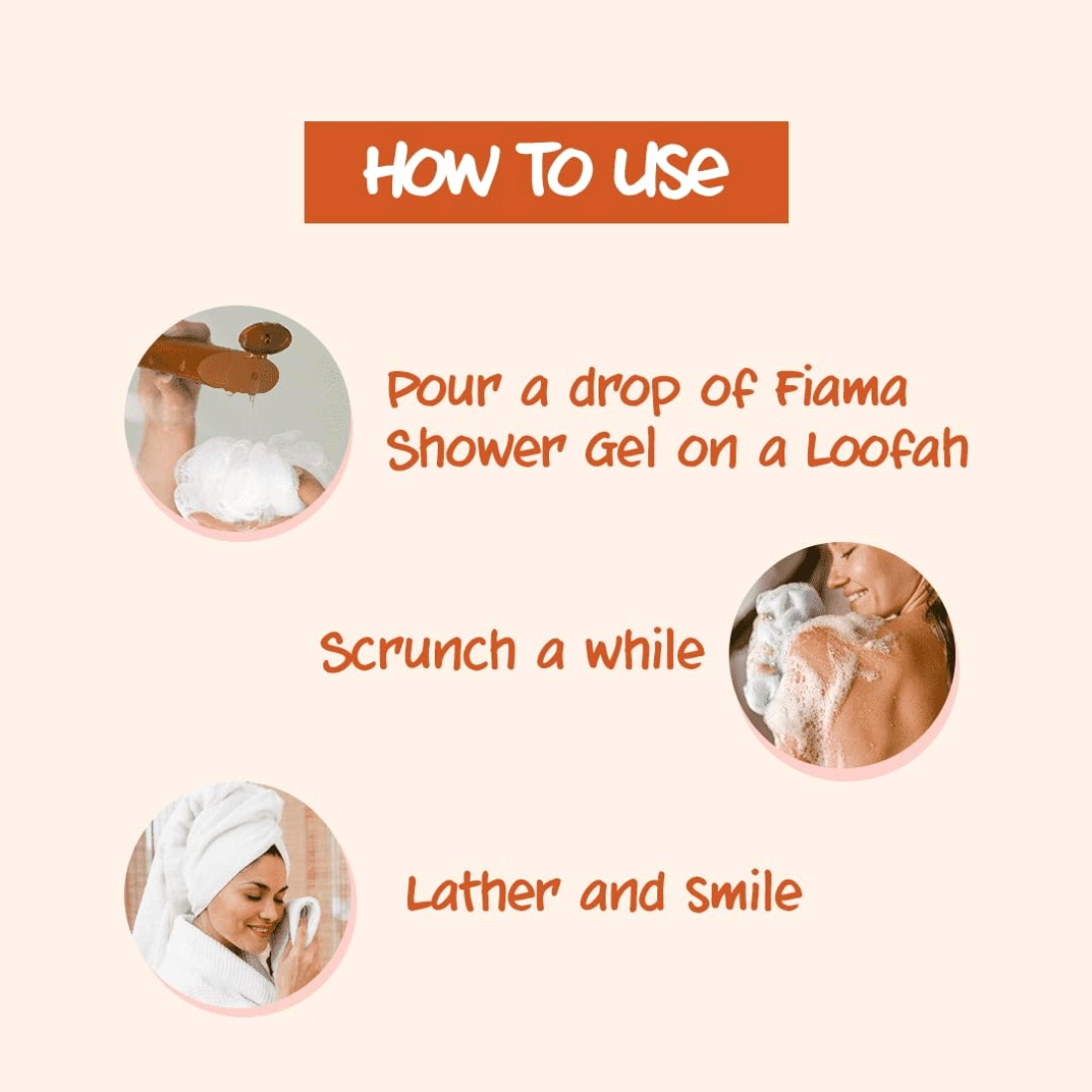 Fiama Shower Gel Peach And Avocado Moisturised Skin 250ml