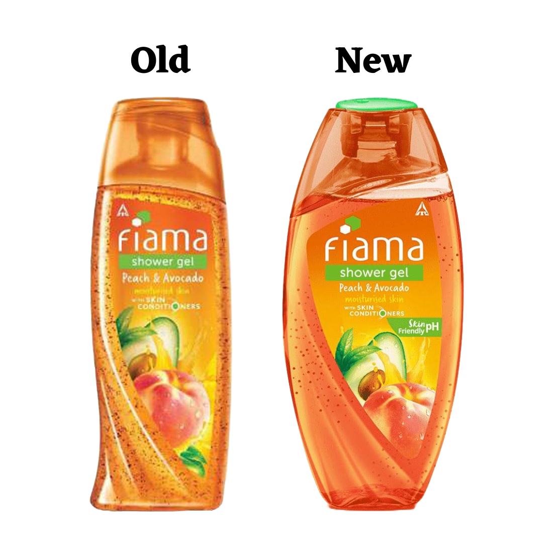 Fiama Shower Gel Peach And Avocado Moisturised Skin 250ml