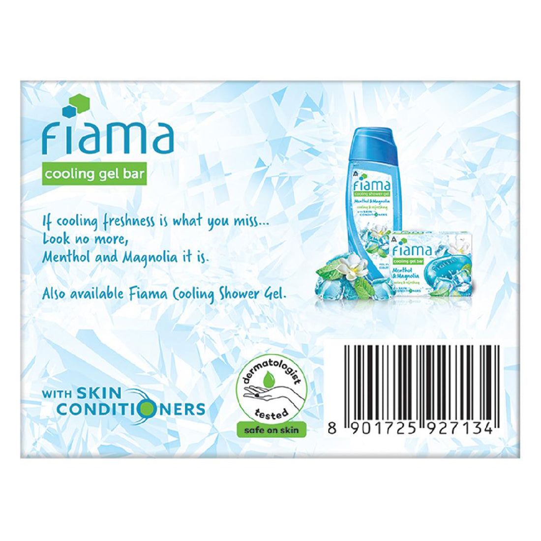 Fiama Cooling Gel Bar Menthol And Magnolia 125gm