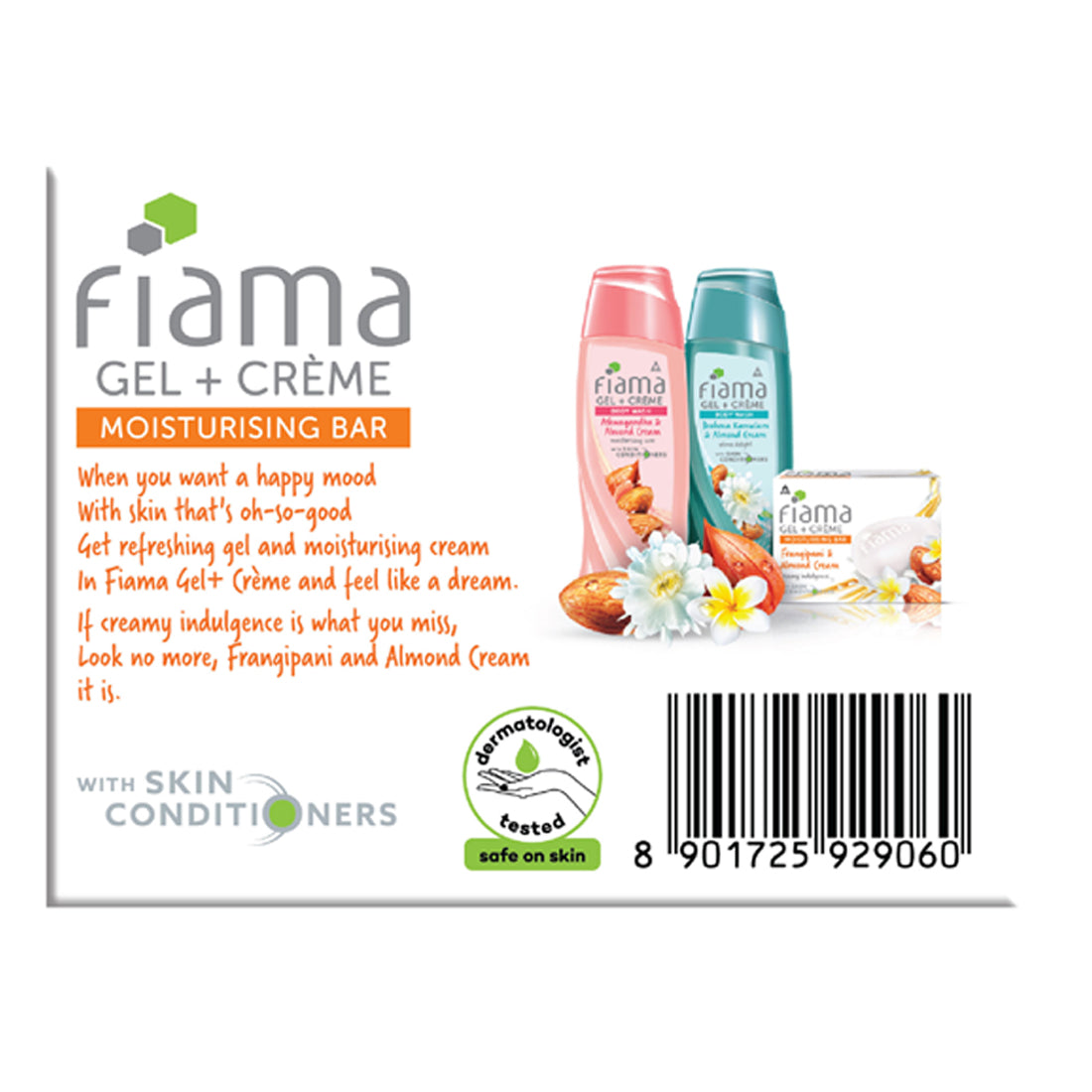 Fiama Gel Creme Moisturising Bar 125gm Pack Of 2