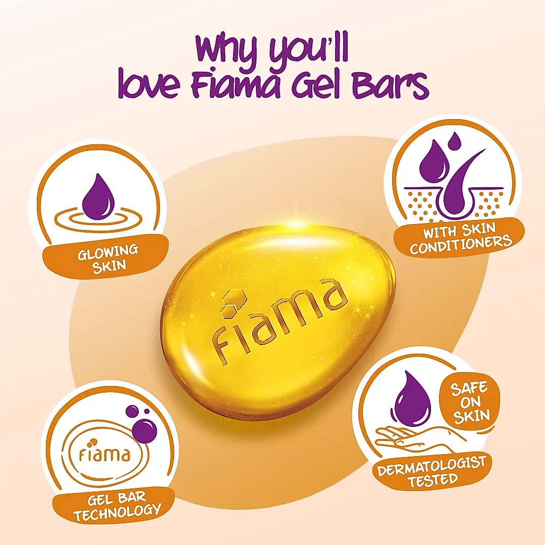 Fiama Gel Bar Golden Sandalwood Oil And Patchouli 125gm