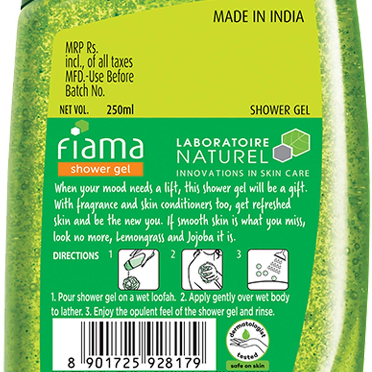Fiama Shower Gel Lemongrass And Jojoba Smooth Skin 250ml