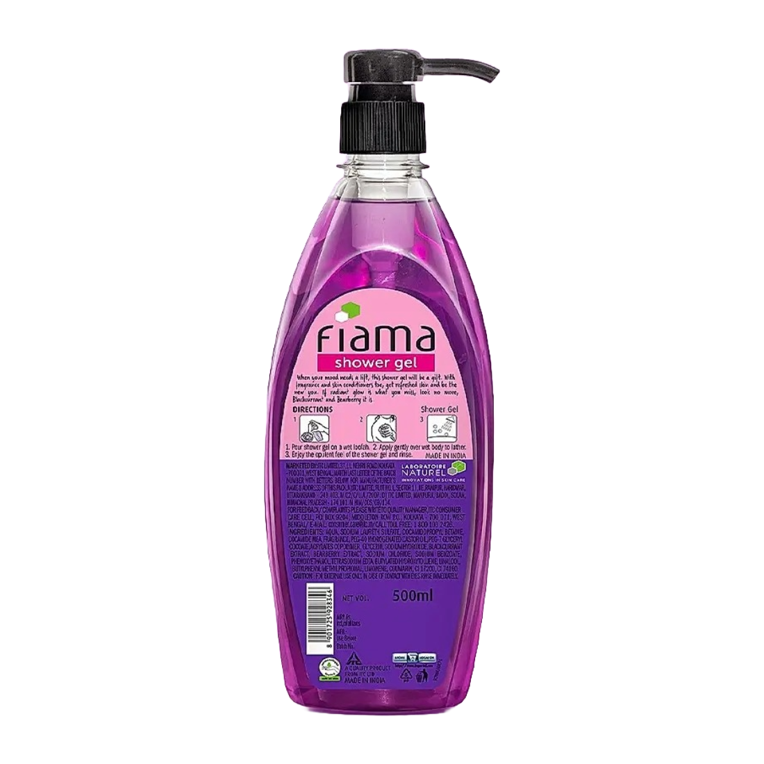 Fiama Showergel Blackcurrant And Bearberry With Skin Conditioners 500ml