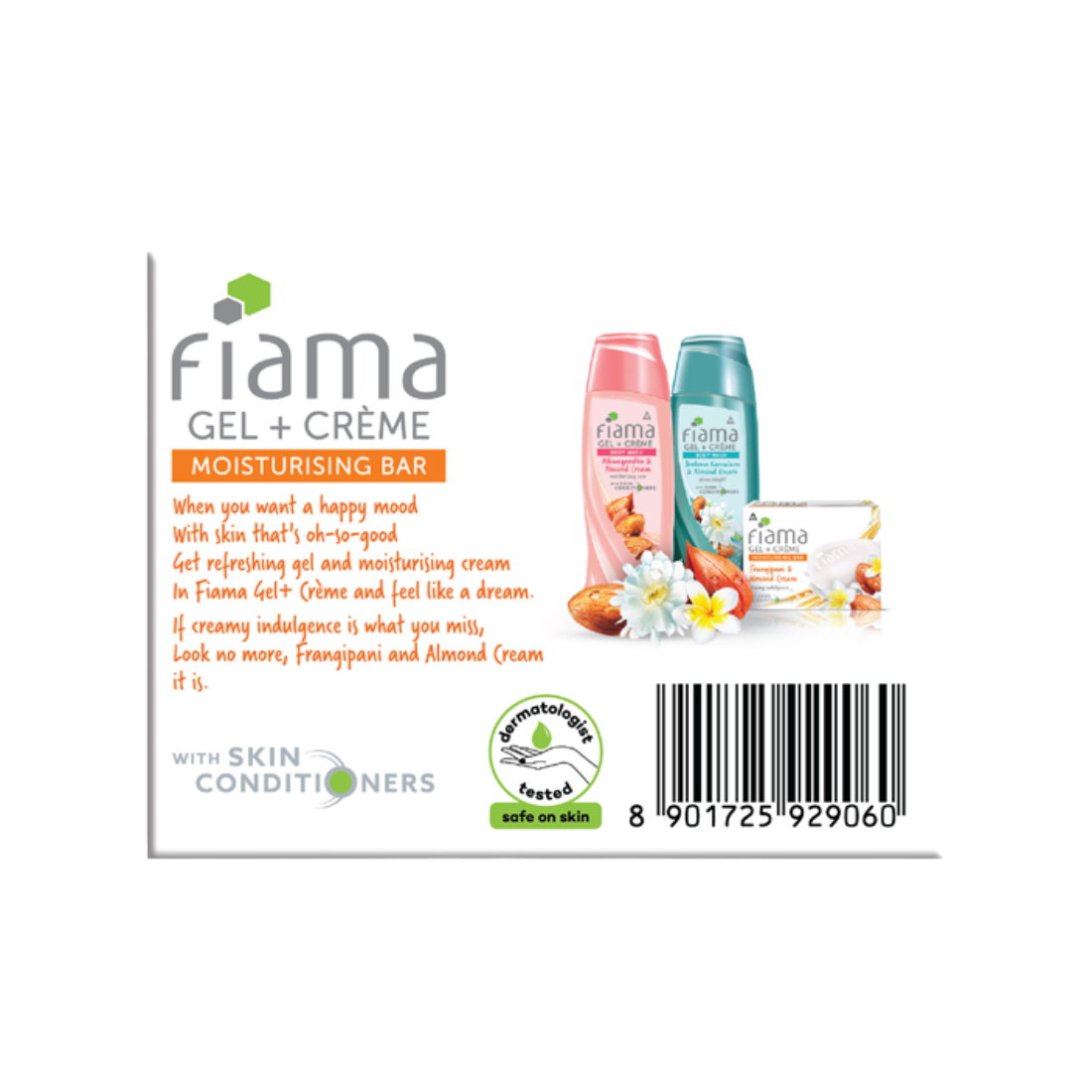 Fiama Gel Creme Moisturising Bar 125gm Pack Of 4