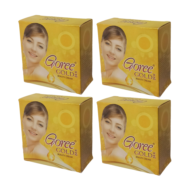 Goree 24K Gold Fairness Cream 30gm Pack Of 4