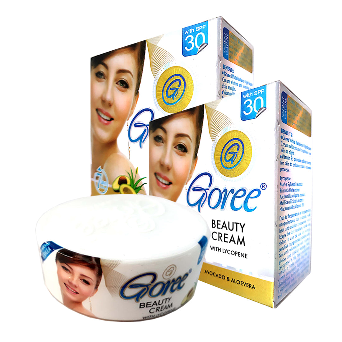 Goree Avocado Beauty Cream 30gm Pack Of 2