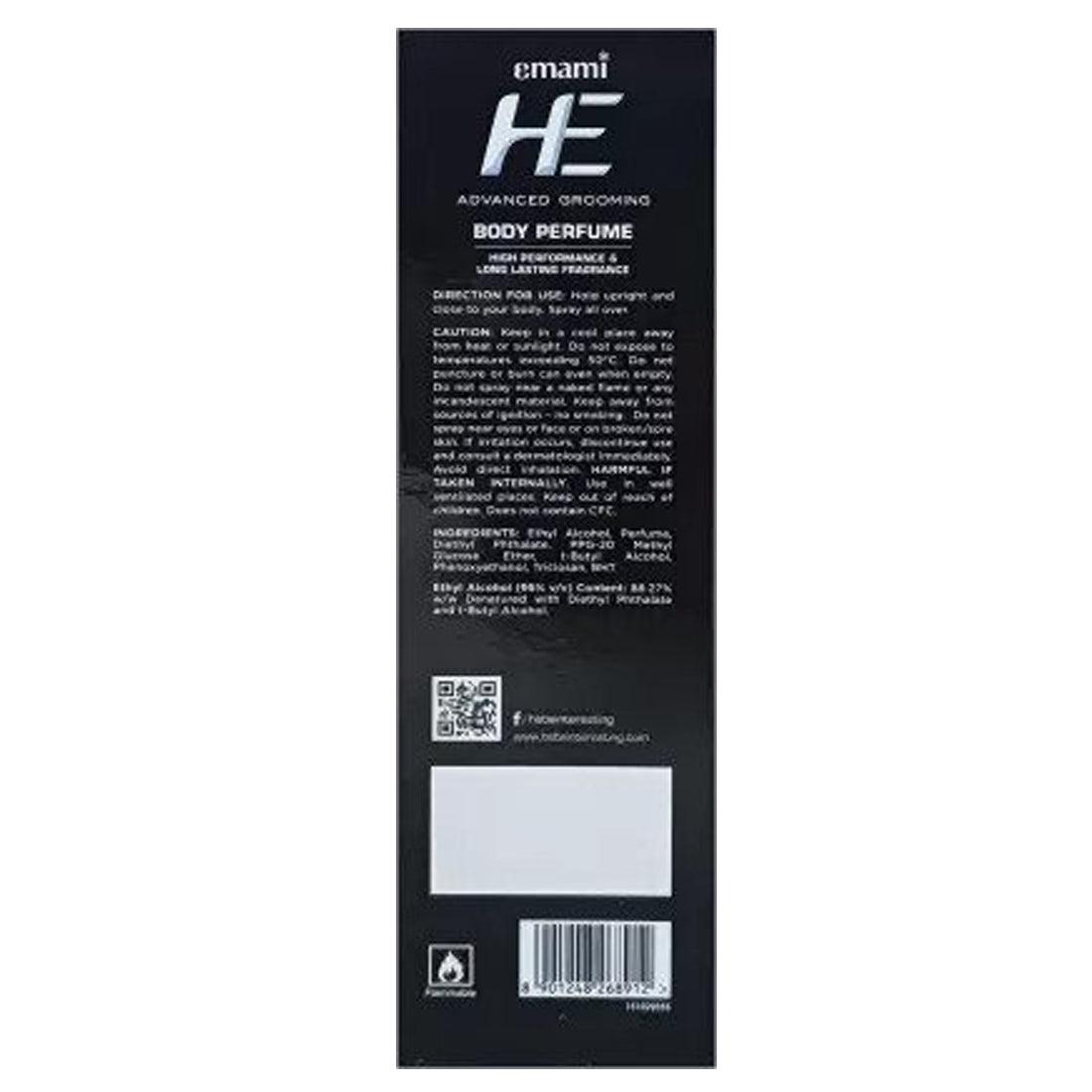 Emami He Re-Energize Body Perfumed -120ml