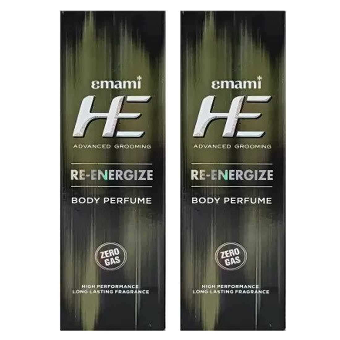 Emami He Re-Energize Body Perfumed -120ml Pack Of 2