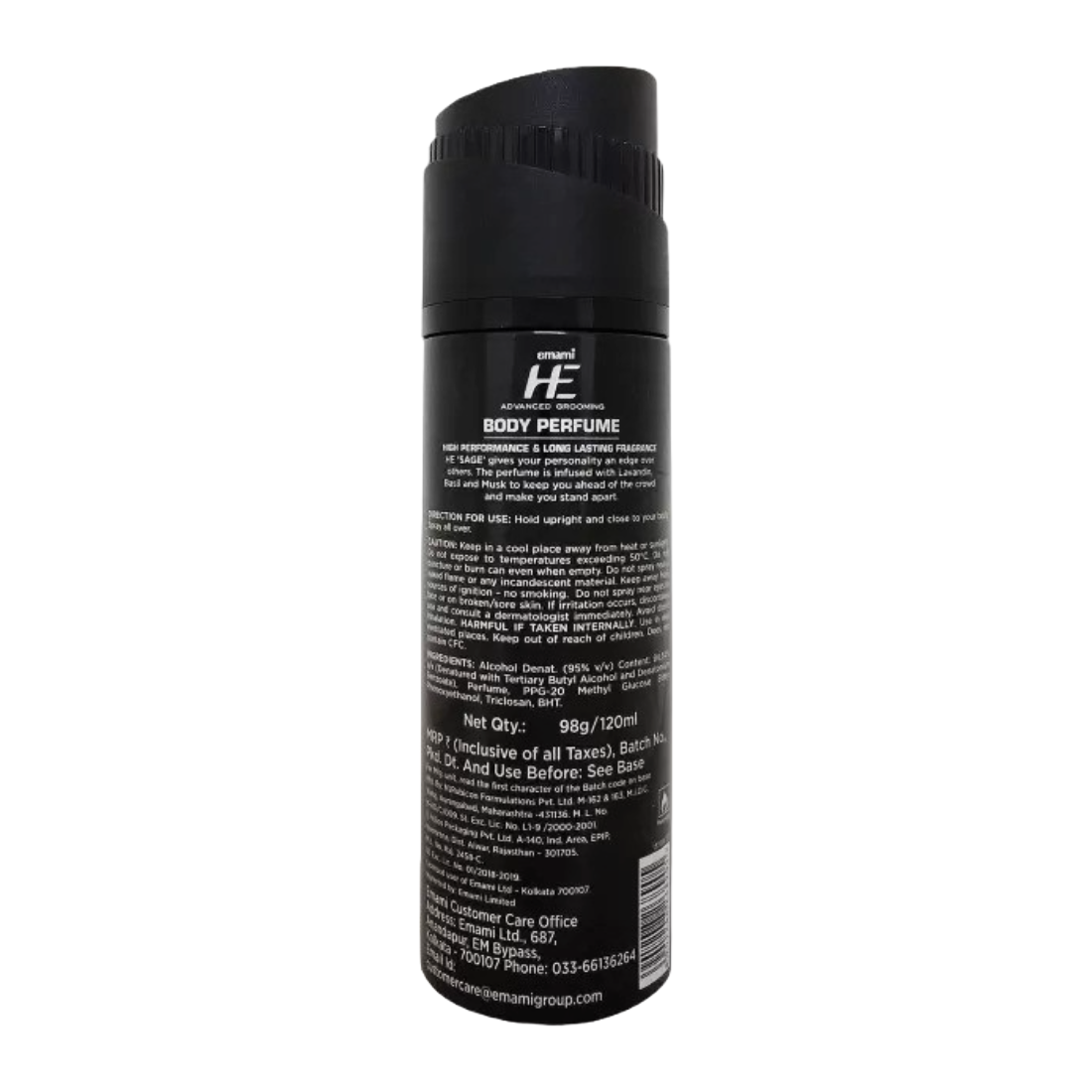 Emami He Advanced Grooming Sage Body Perfume 120ml Pack Of 2