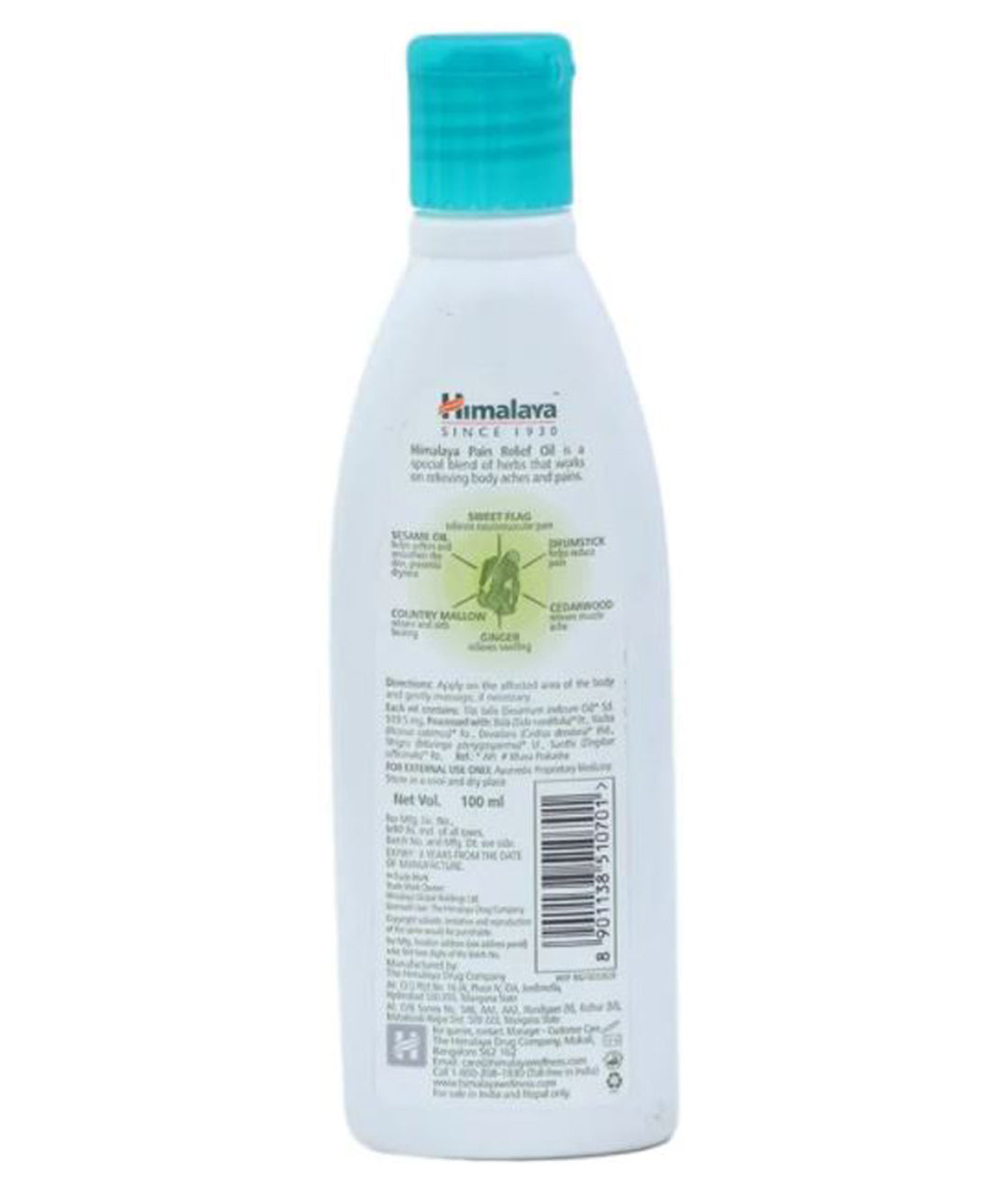 Himalaya Pain Relief Oil Relieves Bodyache And Pain 100ml