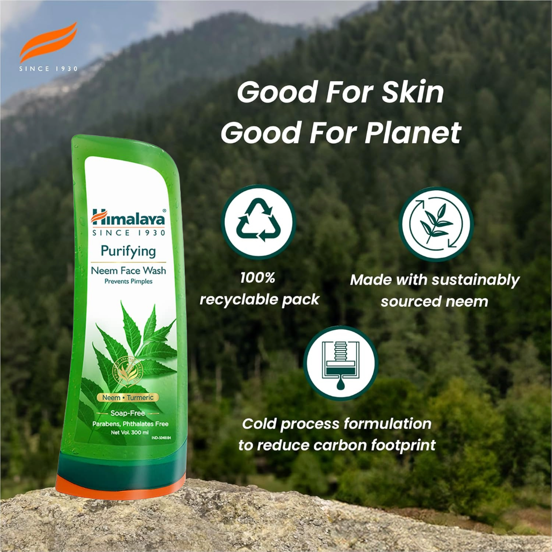 Himalaya Purifying Neem Face Wash Prevents Pimples 300ml
