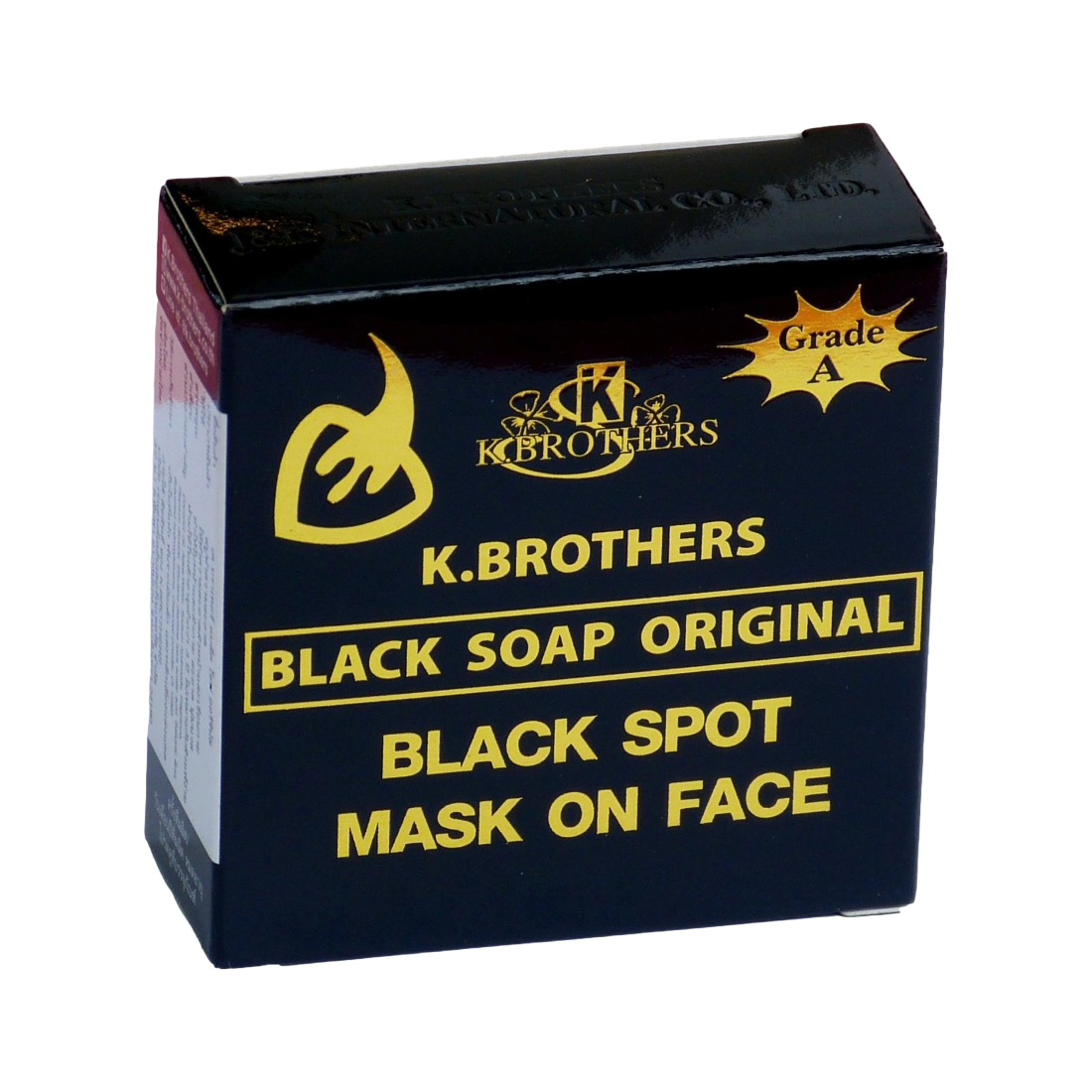K Brothers Black Soap Original Black Spot Mask On Face 50gm