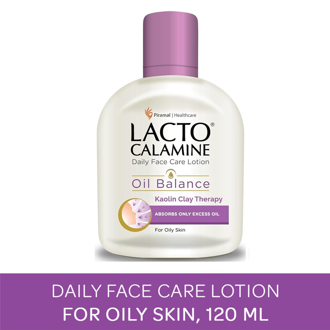 Lacto Calamine Face Lotion For Oily Skin With Kaolin Clay 120ml