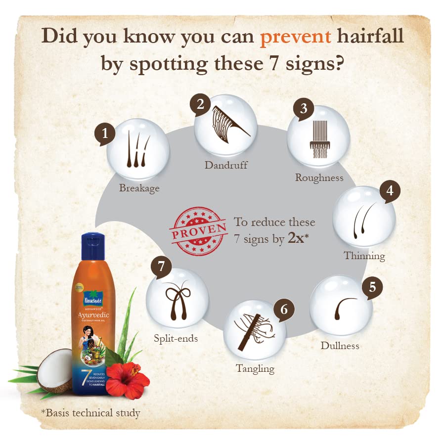 Parachute Advansed Ayurvedic Coconut Hair Oil 180ml