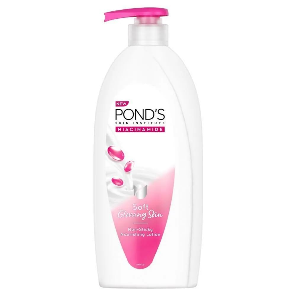 Ponds Niacinamide Soft Glowing Skin Non Sticky Nourishing Lotion 400ml