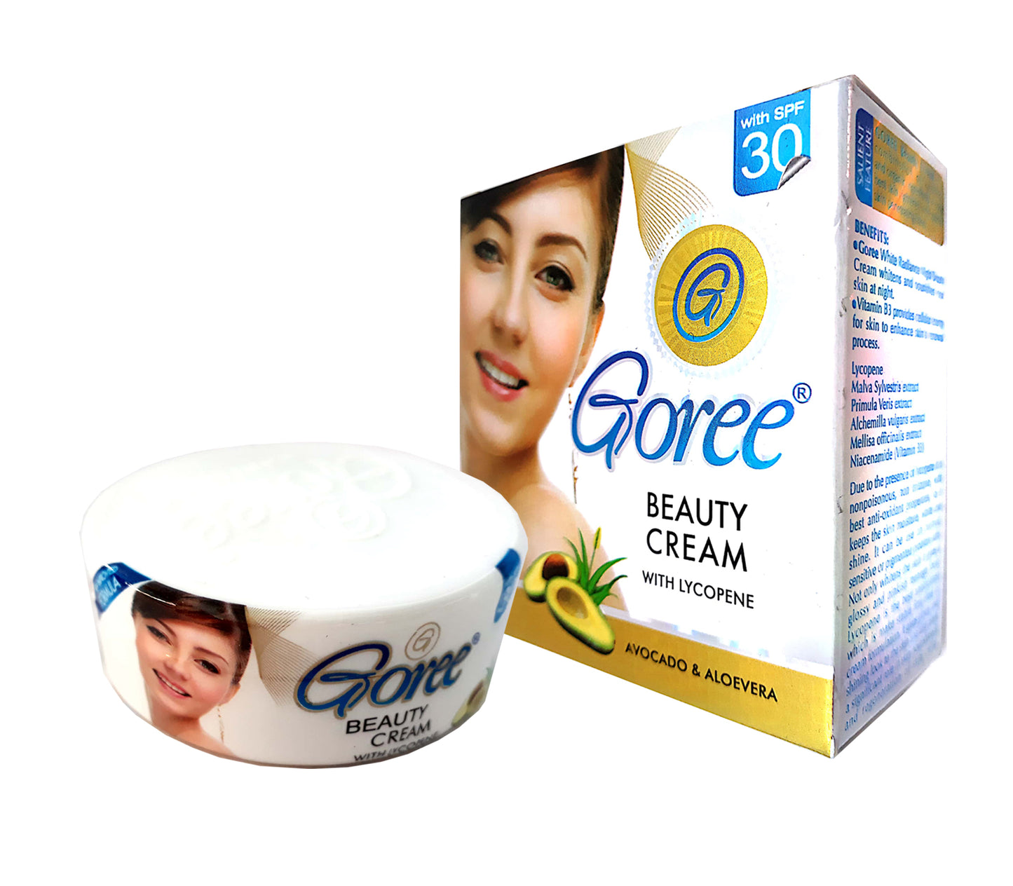 Goree Avocado Beauty Cream 30gm Pack Of 3