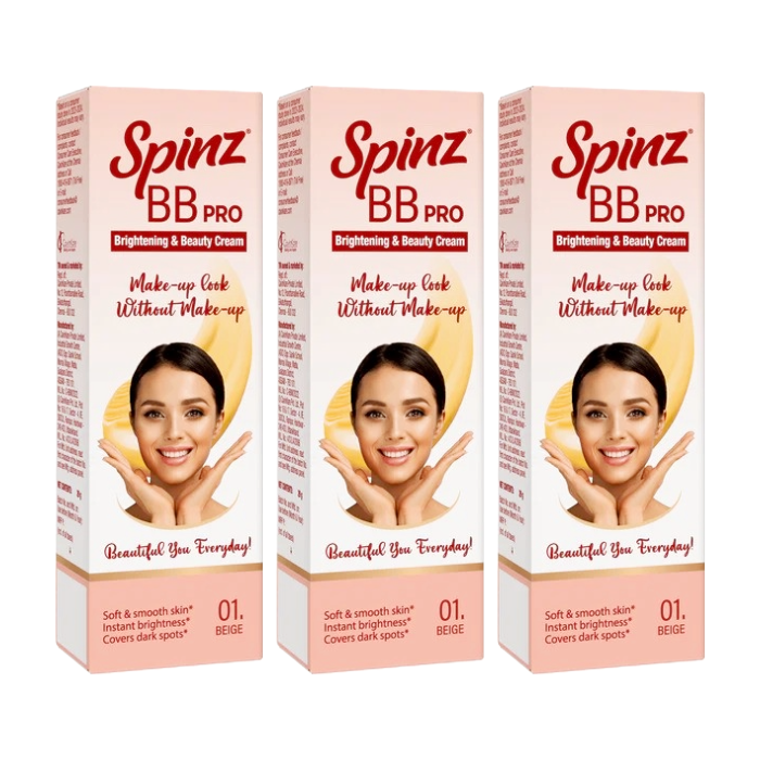 Spinz BB Pro Soft And Smooth Brightening And Beauty Cream 29gm Pack Of 3