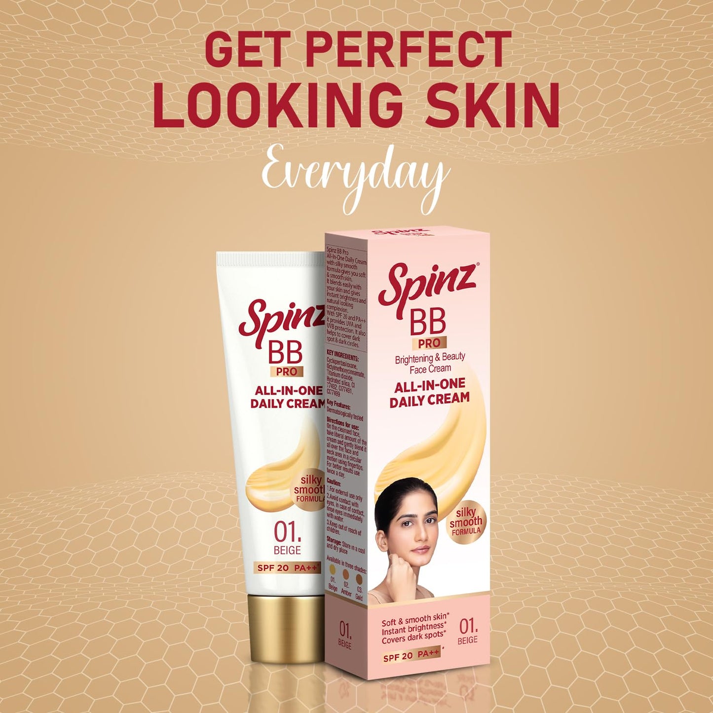 Spinz BB Brightening & Beauty Fairness Cream 29gm