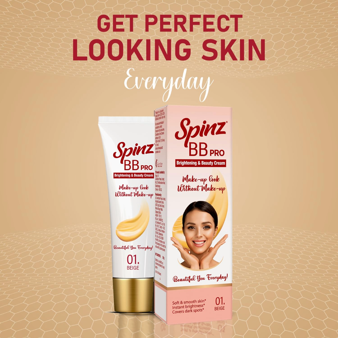 Spinz BB Pro Soft And Smooth Brightening And Beauty Cream 29gm