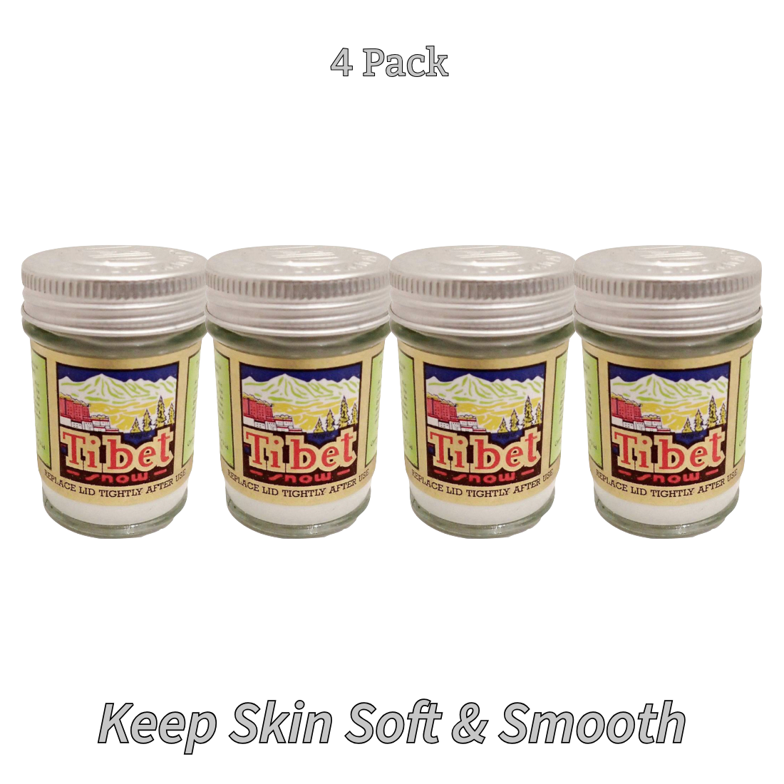 Tibet Skin Whitening Snow Cream 50gm Pack Of 4