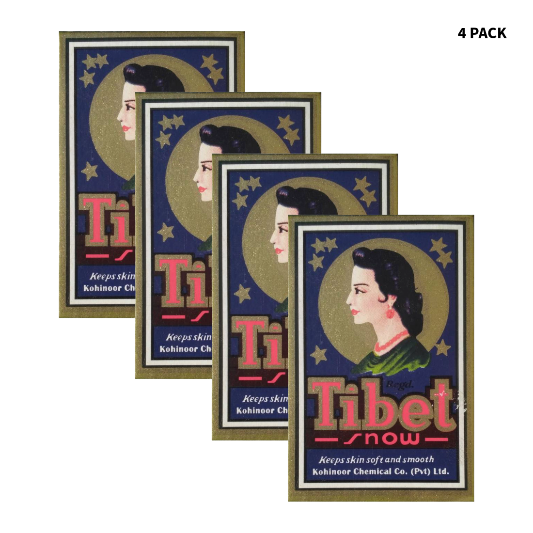 Tibet Snow Beauty Cream 50gm Pack Of 4