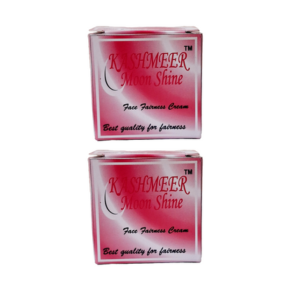 Kashmeer Moon Shine Face Fairness Cream 20gm Pack Of 2