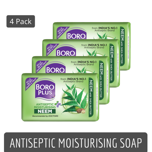 Boro Plus Neem With Shea Butter Soap -125gm Pack Of 4